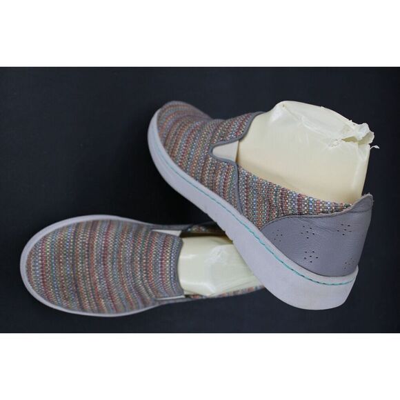 Dansko Shoes Women’s 37 6.5 Slip On Striped Fabric EUC 4700212424 Multicolor - Picture 1 of 11